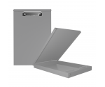 Aluminum Storage Clipboard - Silver